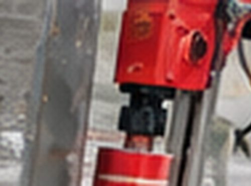 59 Karot beton delme makinesi uygulama görüntüsü